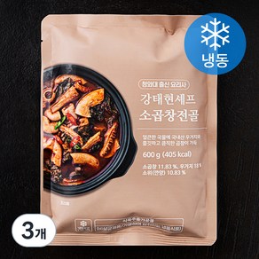 강태현셰프 소곱창 전골 (냉동), 600g, 3개