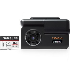 파인디지털 파인뷰 QHD/FHD 2채널 블랙박스 GX303 + 출장장착쿠폰, 64GB, FineVu GX303
