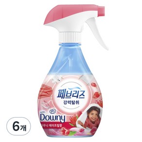 페브리즈 섬유탈취제 다우니 에이프릴향 본품, 370ml, 6개