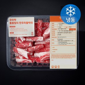 우미학 돌돌말이 한우 차돌박이 1등급 (냉동), 300g, 1개