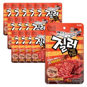 질러 직화풍 비비큐 핫칠리 육포, 30g, 15개