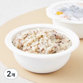 짱죽 중기 9개월부터 이유식 한우흑미죽, 혼합맛(한우/흑미), 200g, 2개