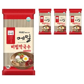 봉평촌 메밀 비빔 막국수, 600g, 4개