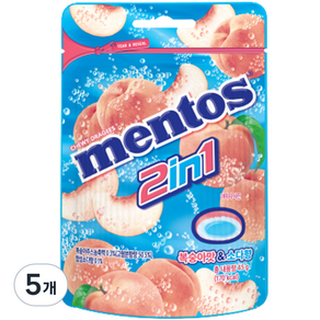 멘토스 2in1 피치소다 캔디