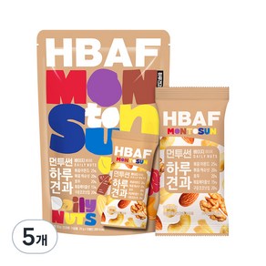 바프 먼투썬 하루견과 베이지, 200g, 5개