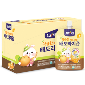 엘빈즈 착츱한 배로 만든 배도라지즙 80ml, 혼합맛(배/도라지), 20개