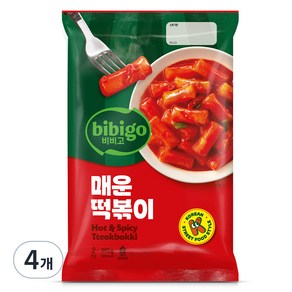 비비고 매운떡볶이, 360g, 4개