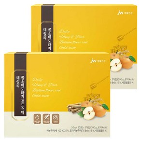 JW생활건강 데일리 꿀&배도라지 골드스틱 30p, 300g, 2박스