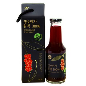 이젠하우스 생 오미자 원액 100%, 400ml, 1개