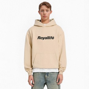 Royallife 남녀공용 오리지널 로고 기모 후드티 RLPH900