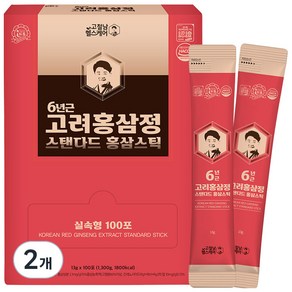 고철남헬스케어 6년근 고려홍삼정 스탠다드 홍삼스틱, 1.3kg, 2개