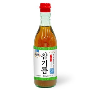 복이네먹거리 통깨로 만든 저온압착 순한맛 맑은 참기름, 350ml, 1개