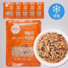 애슐리 갈릭 스테이크 볶음밥 (냉동), 280g, 6개