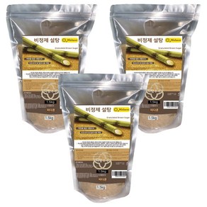 미다온 비정제 설탕, 1.5kg, 3개