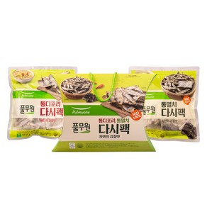 풀무원 통디포리 다시팩 180g + 통멸치 다시팩 180g 세트