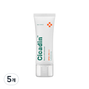 미샤 시카딘 레스큐 마일드 선크림 SPF50+ PA++++, 40ml, 5개