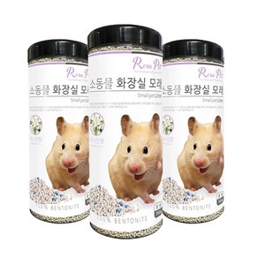 로라펫 소동물 화장실 쟈스민향, 700g, 3개