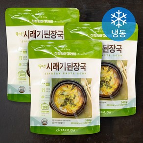 팜조아 친정엄마꾸러미 뚝딱 시래기 된장국 (냉동), 340g, 3개