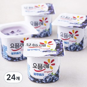 요플레 블루베리 멀티 85g, 24개입