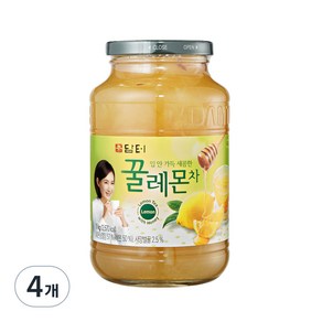 담터 꿀레몬차, 1kg, 4개, 1개입