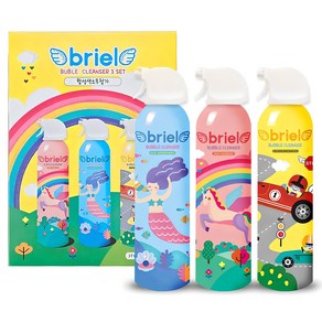 디보트브리엘 버블 클렌저 3종 세트 복숭아향 + 베리향 + 망고향, 600ml, 1세트