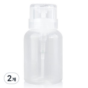 네일 디스펜서 리무버 공병 220ml, 2개, 투명