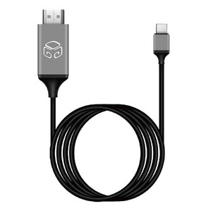 디지지 4K UHD USB 3.1 C to HDMI 미러링 케이블, 2m, 혼합색상, 1개