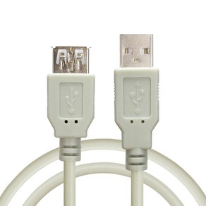 컴길 USB2.0 연장케이블 암 + 수 그레이