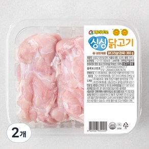 체리부로 싱싱닭고기 1등급 닭다리살 정육, 360g, 2개