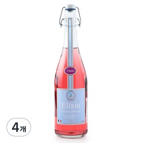 Elixia 블랙커런트맛 탄산음료, 750ml, 4개