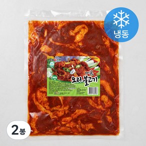 맛잽이식품 매운오리불고기 (냉동), 800g, 2봉