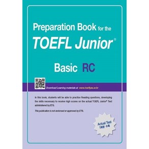 Preparation Book for theTOEFL Junior Test RC Basic:Basic RC