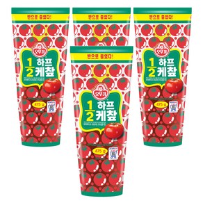 오뚜기 하프케찹, 475g, 4개