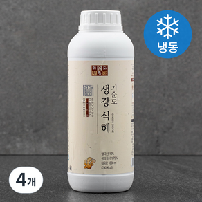 기순도전통장 생강 식혜 (냉동), 1L, 4개
