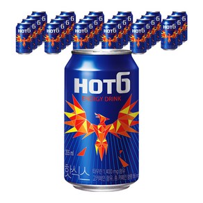 핫식스 오리지널 에너지 음료, 355ml, 24개