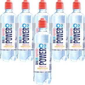 파워오투 복숭아자몽향, 500ml, 6개