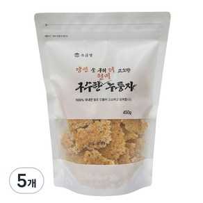 소금성 양면구워 구수한 현미 누룽지, 5개, 450g