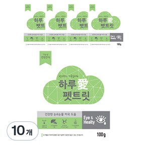 하루애 펫트릿 기능성 반려동물 수제간식, 10개, 눈&눈물