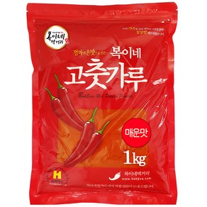 복이네먹거리 중국산 고추가루 매운맛 떡볶이 소스용, 1kg, 1개