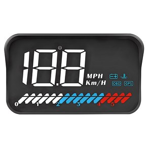 삼에스 자동차 HUD-M7 헤드업디스플레이 계기판 OBD/GPS겸용, 컨텐츠 참조, 1개