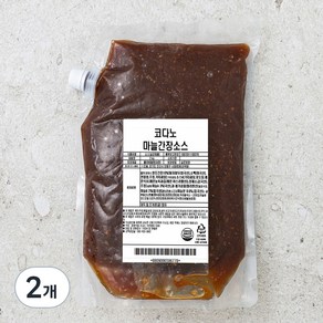 코다노 마늘간장 소스, 2kg, 2개