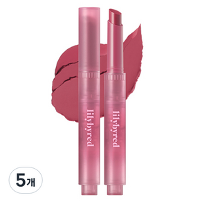 릴리바이레드 밀키 블러 퐁듀바 립스틱, 04 #크림치즈에 빠진 자두, 1.9g, 5개