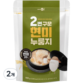 심플잇 2번 구운 현미 누룽지, 2개, 800g