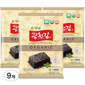 광천김 오가닉 광천김, 20g, 9개