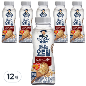 퀘이커 마시는 오트밀 오트&그레인