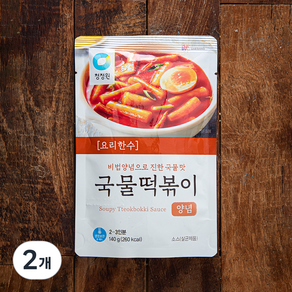 대상 청정원 요리한수 국물떡볶이 양념