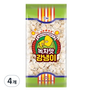 청우식품 녹차맛 강냉이, 4개, 235g