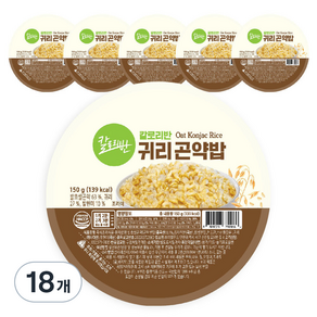 칼로리반 귀리 곤약밥, 150g, 18개