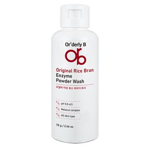 ORB 쌀뜨물 미강 효소 세안제, 1개, 70g