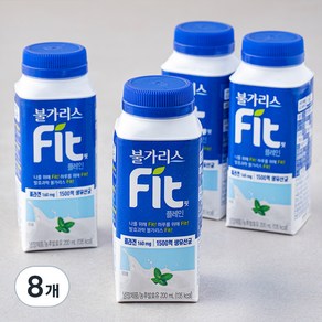 불가리스 Fit 요구르트 플레인, 200ml, 8개